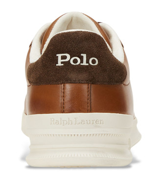 Polo Ralph Lauren CRT II braune Lederschuhe