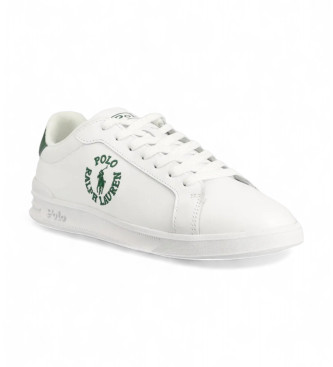 Polo Ralph Lauren Hrt white leather trainers