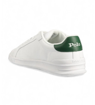 Polo Ralph Lauren Hrt white leather trainers