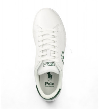 Polo Ralph Lauren Sneaker Hrt in pelle bianca