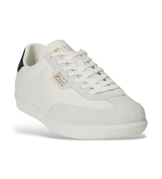 Polo Ralph Lauren Zapatillas de Piel Field blanco