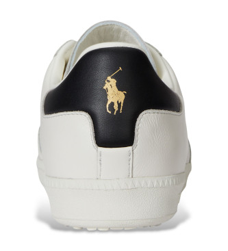 Polo Ralph Lauren Zapatillas de Piel Field blanco
