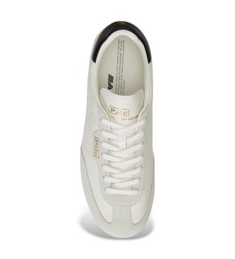 Polo Ralph Lauren Zapatillas de Piel Field blanco