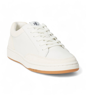 Polo Ralph Lauren Hailey Leather Sneakers white