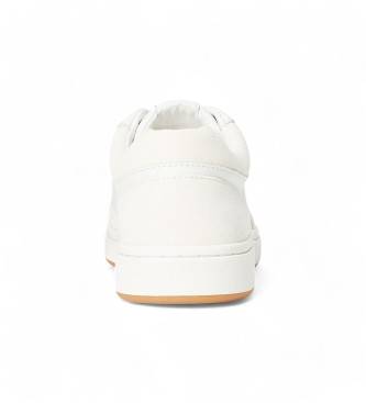 Lauren Ralph Lauren Hailey Leren Sneakers wit