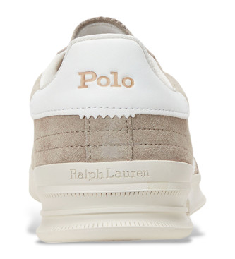 Polo Ralph Lauren Baskets en cuir beige Heritage Aera