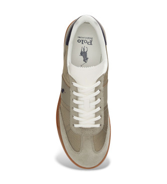 Polo Ralph Lauren Sneakers Heritage Aera in pelle grigia