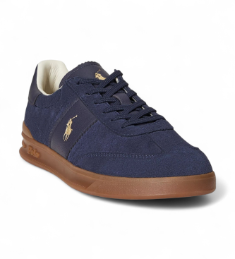 Polo Ralph Lauren Zapatillas de Piel Heritage Aera marino