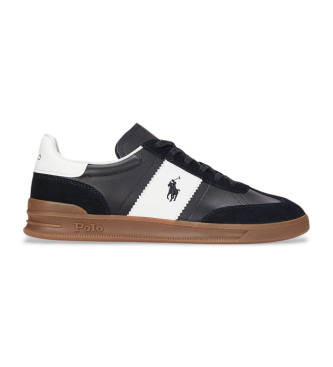 Polo Ralph Lauren Zapatillas de piel Heritage Area negro