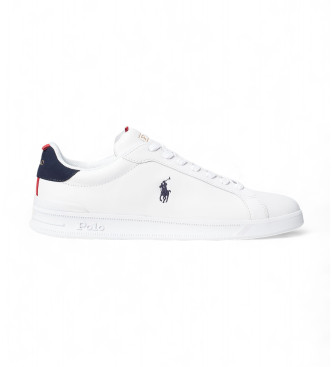Polo Ralph Lauren Heritage Court II white leather sneakers