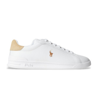 Polo Ralph Lauren Heritage Court II chaussures en cuir blanc