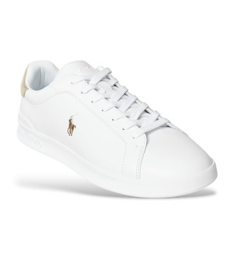 Polo Ralph Lauren Heritage Court II chaussures en cuir blanc