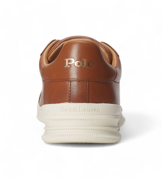 Polo Ralph Lauren Heritage Court II brown leather shoes