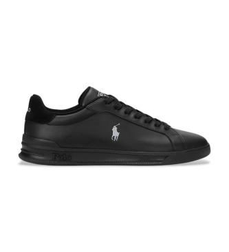 Polo Ralph Lauren Heritage Court II Leather Sneakers black