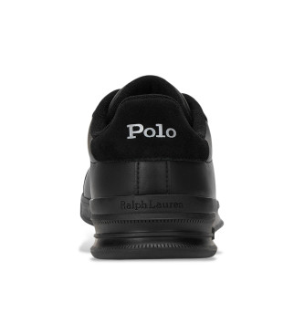 Polo Ralph Lauren Heritage Court II Leather Sneakers black