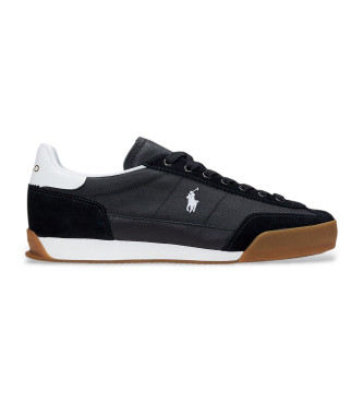 Polo Ralph Lauren Zapatillas de piel Hester negro