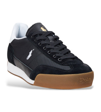 Polo Ralph Lauren Scarpe da ginnastica Hester in pelle nera