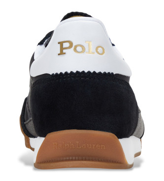 Polo Ralph Lauren Scarpe da ginnastica Hester in pelle nera