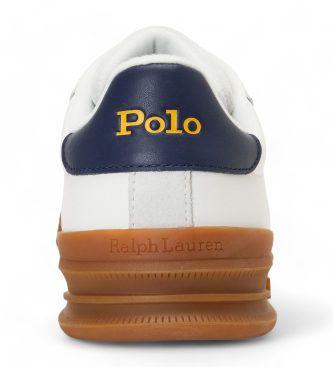 Polo Ralph Lauren Skórzane buty Hrt Crt Ii białe