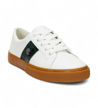 Polo Ralph Lauren Baskets en cuir Janson II blanc