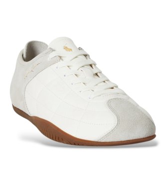 Polo Ralph Lauren Tênis de couro L Racer branco