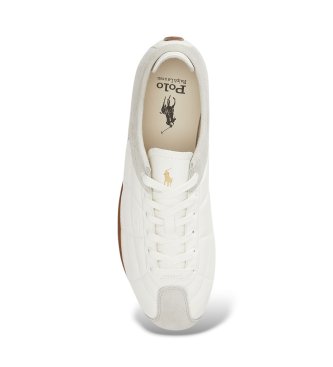 Polo Ralph Lauren Tênis de couro L Racer branco