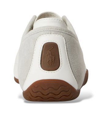 Polo Ralph Lauren Tênis de couro L Racer branco