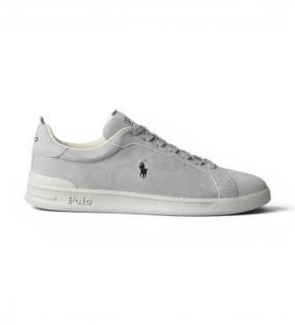 Polo Ralph Lauren Sneakers in Pelle Lace grigio