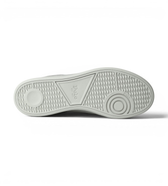 Polo Ralph Lauren Sneakers in Pelle Lace grigio