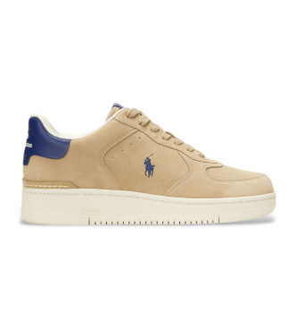 Polo Ralph Lauren Baskets en cuir beige Masters Court