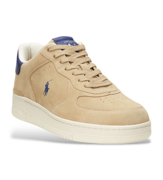 Polo Ralph Lauren Baskets en cuir beige Masters Court