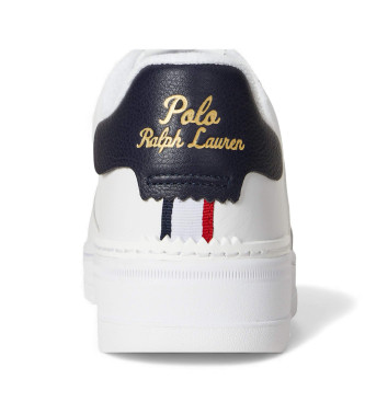 Polo Ralph Lauren Zapatillas de piel Masters Court blanco