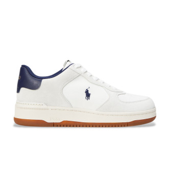 Polo Ralph Lauren Masters Court lder-sneakers med hvidt ruskind