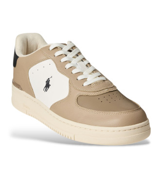 Polo Ralph Lauren Masters CRT SK beige leather shoes beige