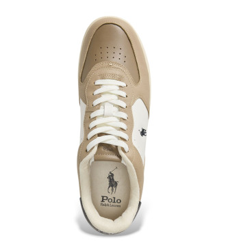 Polo Ralph Lauren Zapatillas de piel Masters CRT SK beige