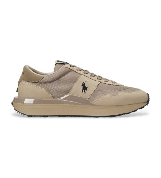 Polo Ralph Lauren Zapatillas de piel Train 89 beige