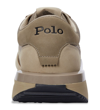 Polo Ralph Lauren Zapatillas de piel Train 89 beige