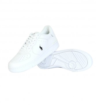 Polo Ralph Lauren Turnschuhe aus Glattleder wei�