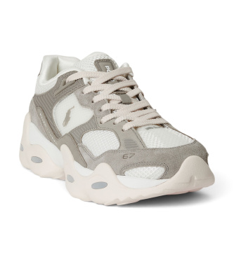 Polo Ralph Lauren Track 300 Lederschuhe grau