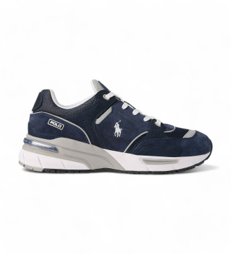 Polo Ralph Lauren Scarpe da ginnastica Trackster 200 in pelle blu scuro