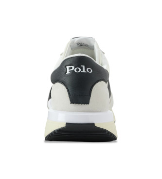 Polo Ralph Lauren Baskets Train 89 en cuir sud et oxford blanc