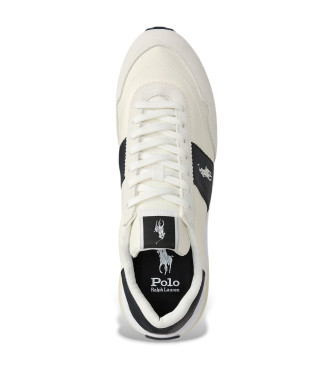 Polo Ralph Lauren Baskets Train 89 en cuir sud et oxford blanc