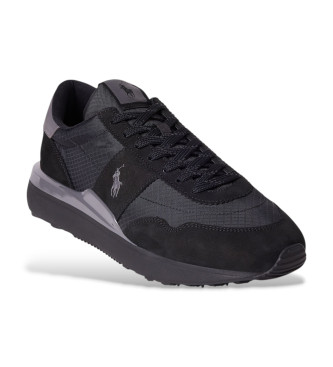 Polo Ralph Lauren Train 89 ldersko i nubuck og oxford sort