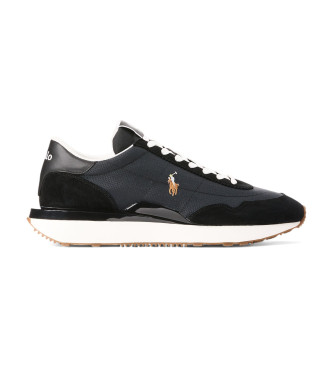 Polo Ralph Lauren Train 89 Lederschuhe schwarz