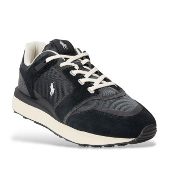 Polo Ralph Lauren Train 89 chaussures en cuir noir