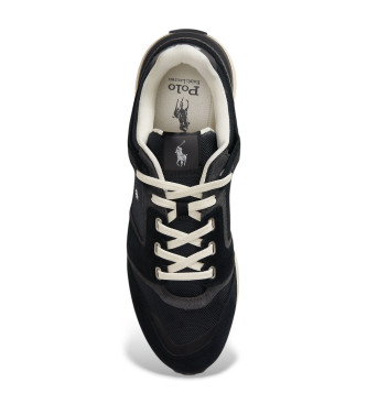 Polo Ralph Lauren Train 89 chaussures en cuir noir