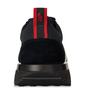 Polo Ralph Lauren Zapatillas de Piel Train 89 negro