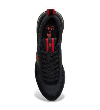 Polo Ralph Lauren Zapatillas de Piel Train 89 negro