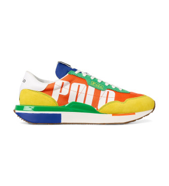 Polo Ralph Lauren Sneaker Train 89Polo SK in pelle multicolore