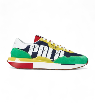 Polo Ralph Lauren Sneaker Train 89Polo SK in pelle multicolore